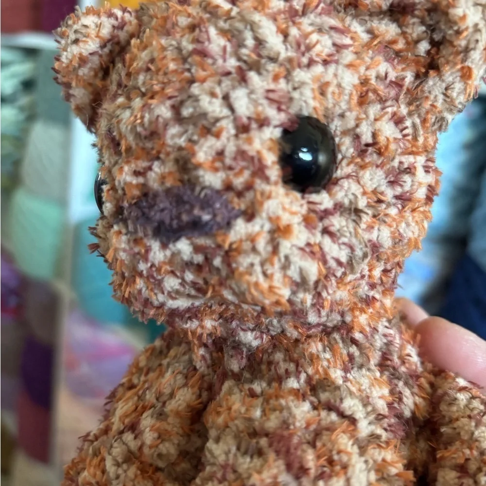 Handmade Crochet sitting kitty plush